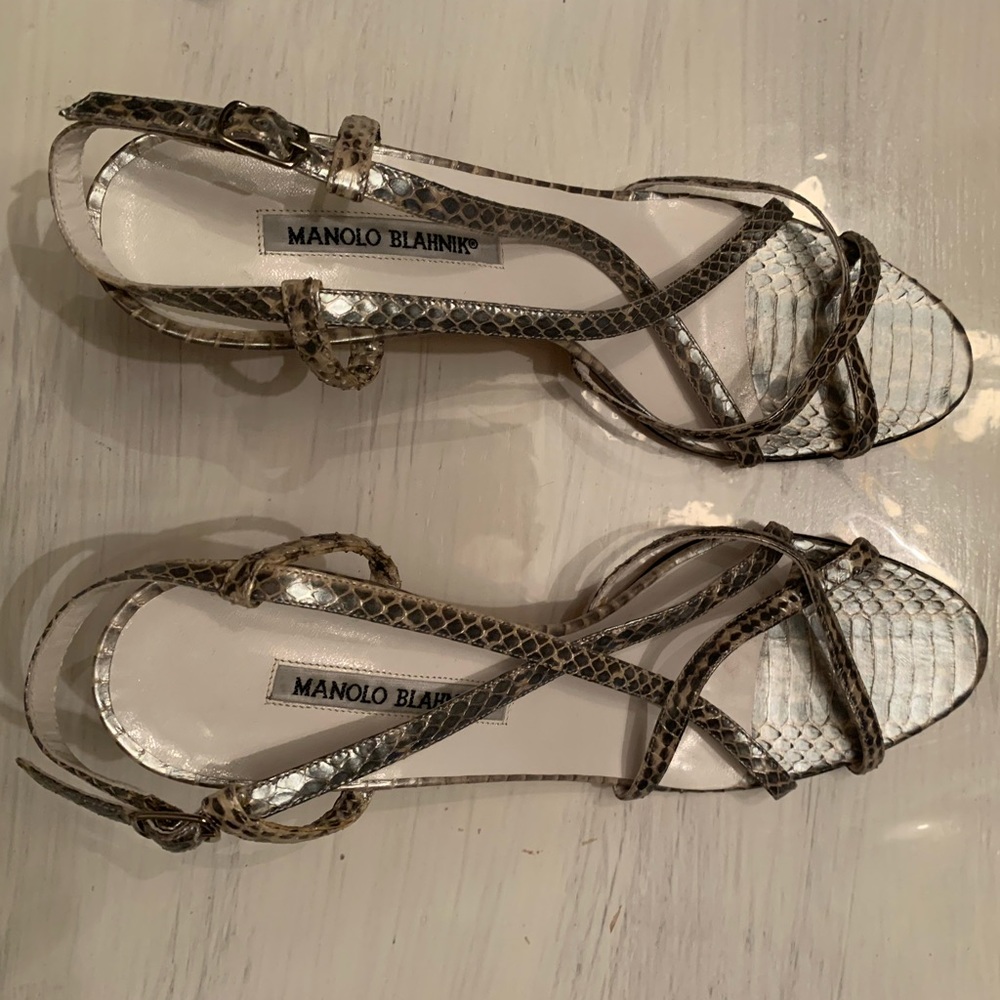 Manolo Blahnik sling back shoes(never worn)